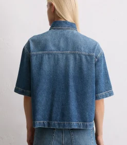 Marc O'Polo Relaxed denim overhemd blue New