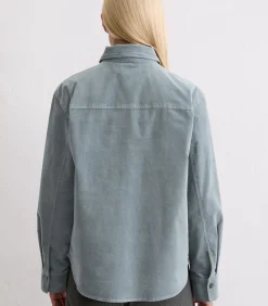 Marc O'Polo Relaxed overhemd van fluweel blueJeans New