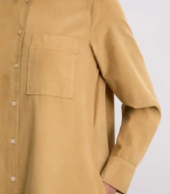 Marc O'Polo Relaxte overhemdjurk beige