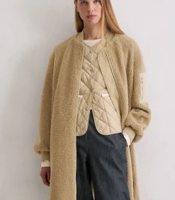 Marc O’Polo DENIM Relaxte teddyjas in blousonstijl brown Online
