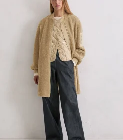 Marc O’Polo DENIM Relaxte teddyjas in blousonstijl brown Online