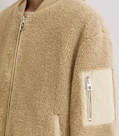 Marc O’Polo DENIM Relaxte teddyjas in blousonstijl brown Online
