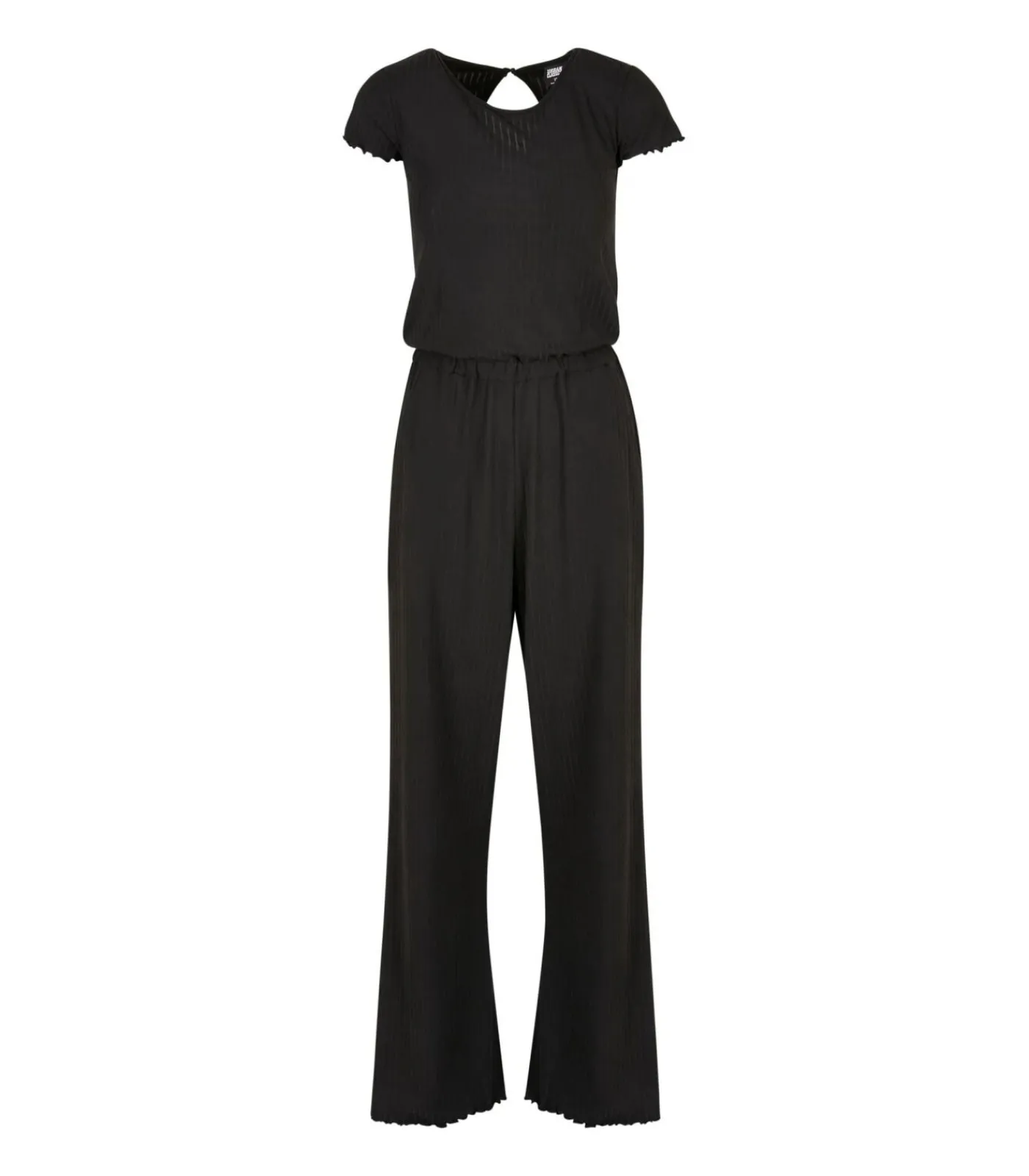 Urban Classics RIBBED - Jumpsuit - Zwart black Clearance