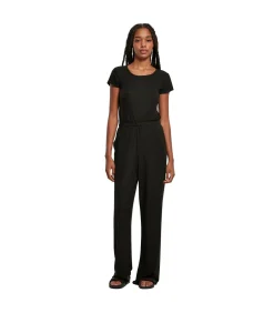 Urban Classics RIBBED - Jumpsuit - Zwart black Clearance