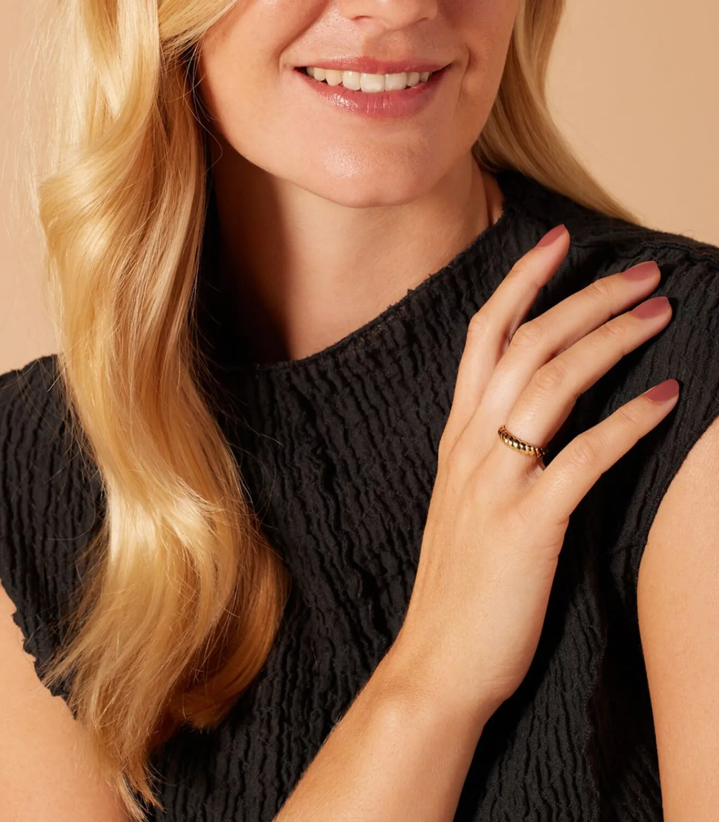 Lucardi Ring 14 Karaat Goud - Geelgoud gold New