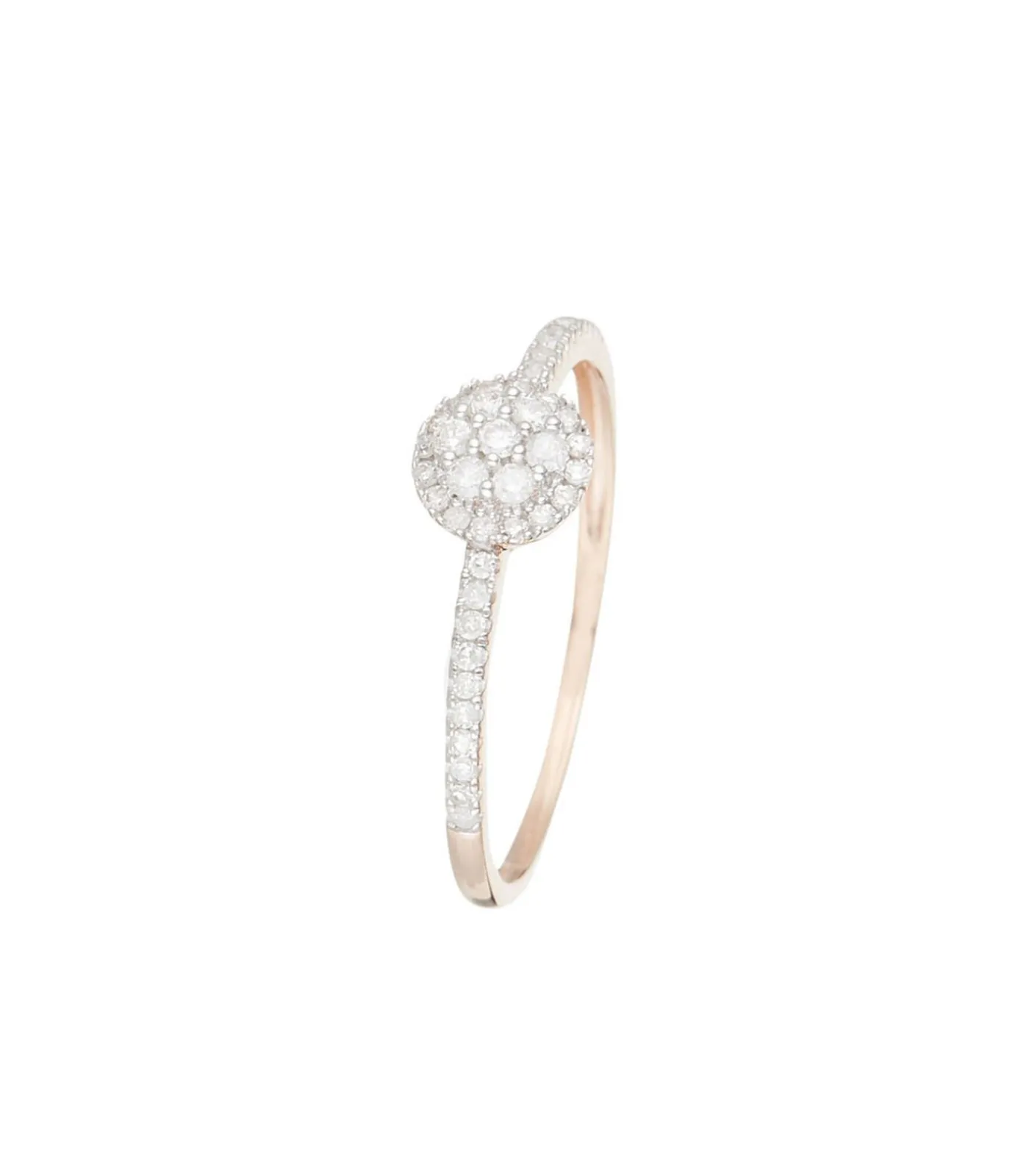 MES BIJOUX Ring "Côme" Goud en Diamanten roseGold