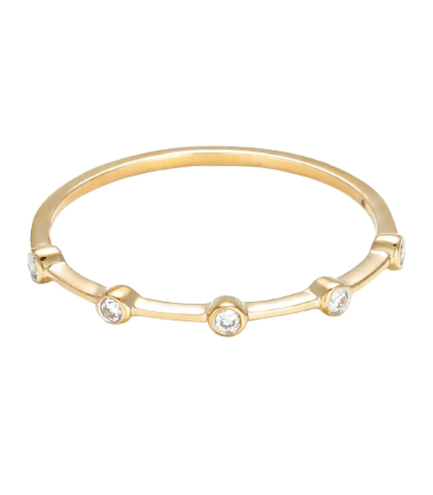 MES BIJOUX Ring "Ensemble" Goud en Diamanten gold Hot