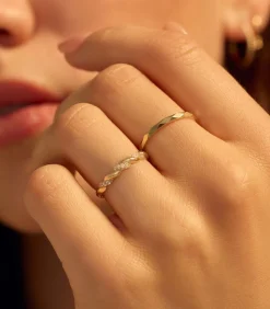 Beloro Jewels Ring Goud BO330039-48 gold Hot