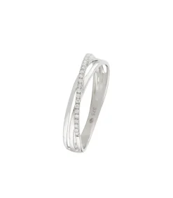 MES BIJOUX Ring "Kudai" Goud en Diamanten silver Discount