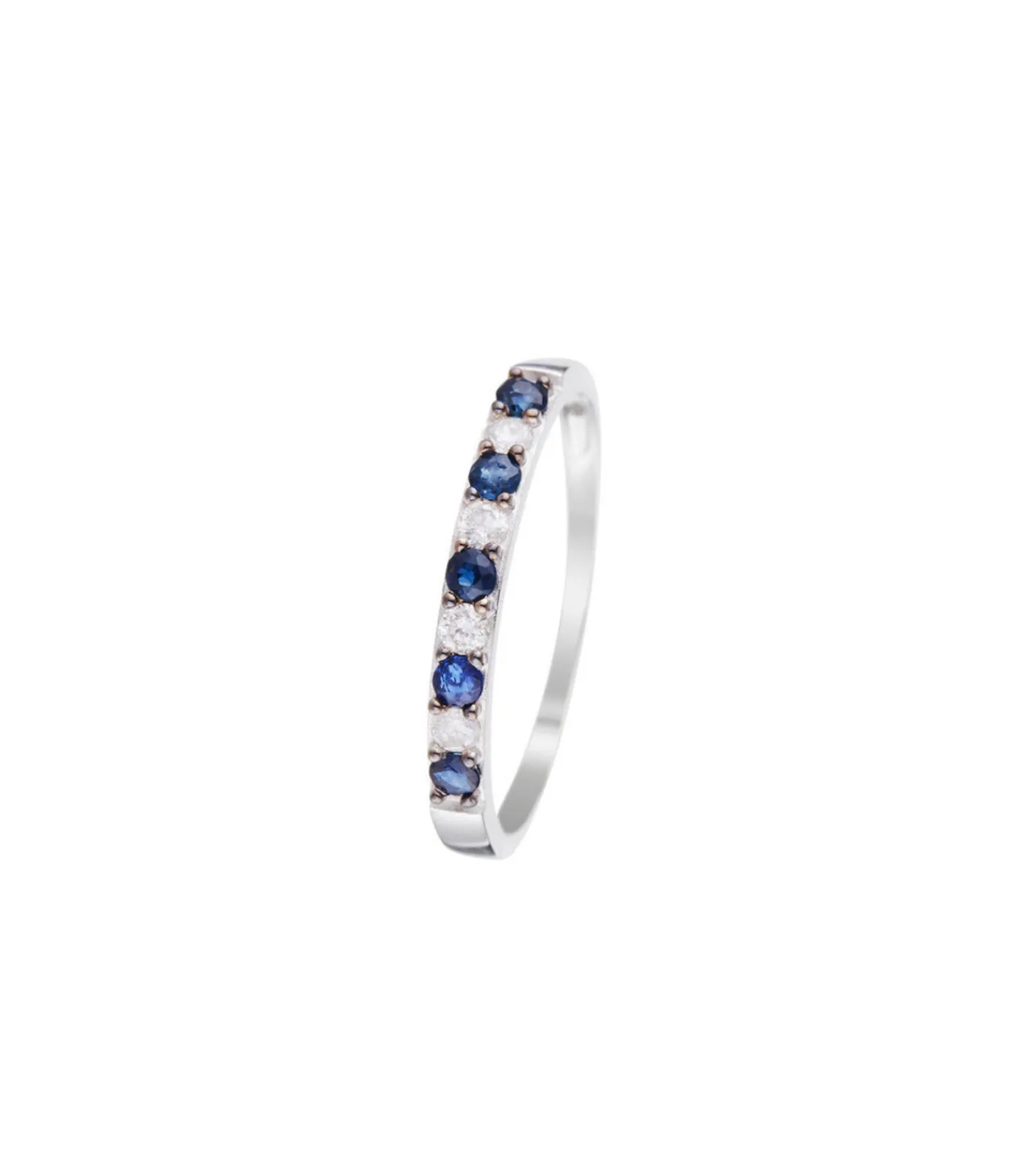MES BIJOUX Ring "Seoul" Goud, Saffieren en Diamanten silver Outlet