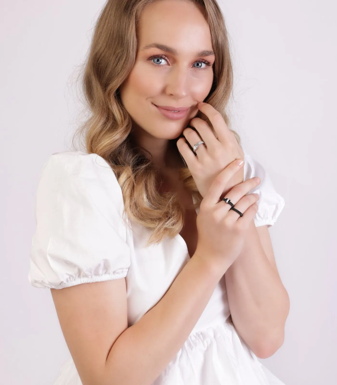 Lucardi Ring Staal black Sale