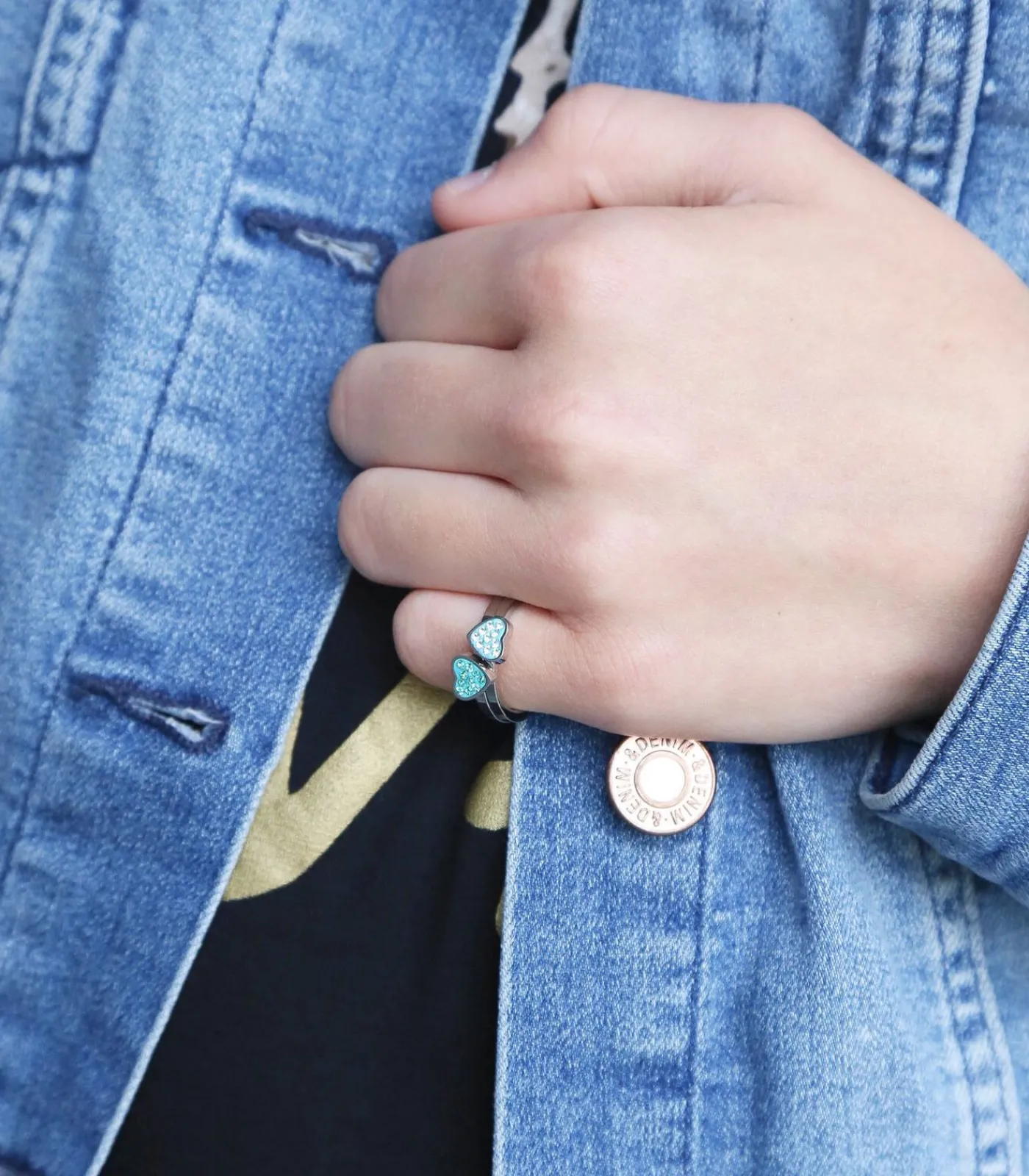 Lucardi Ring Staal blueSky Best