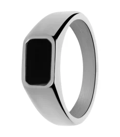 Lucardi Ring Staal - Zilverkleurig silver Hot