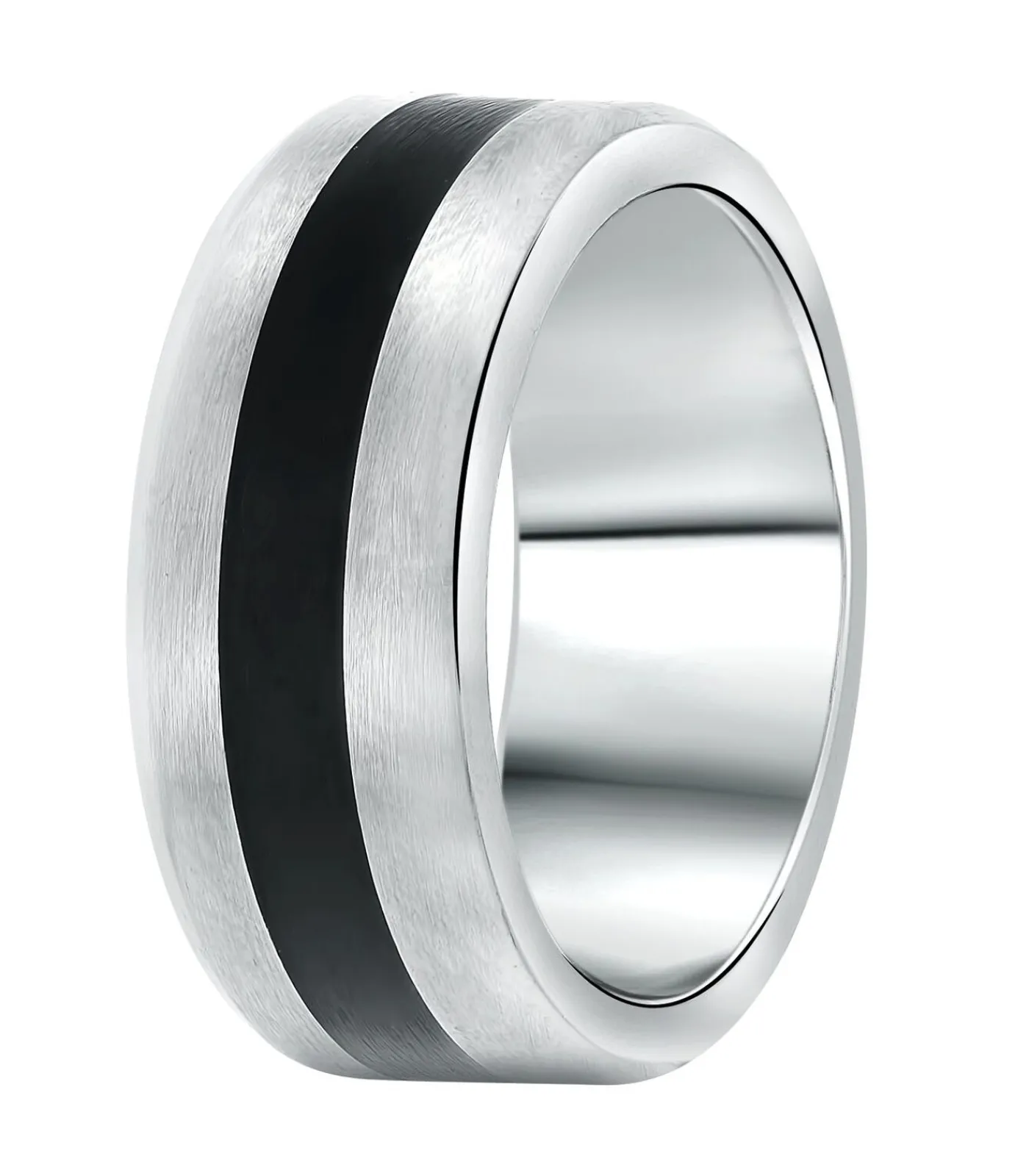 Lucardi Ring Staal - zilverkleurig silver New