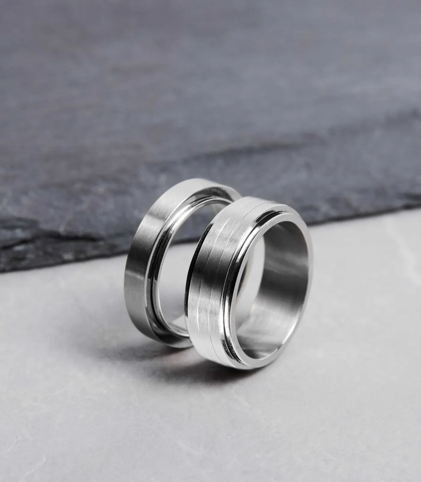 Lucardi Ring Staal - zilverkleurig silver Sale