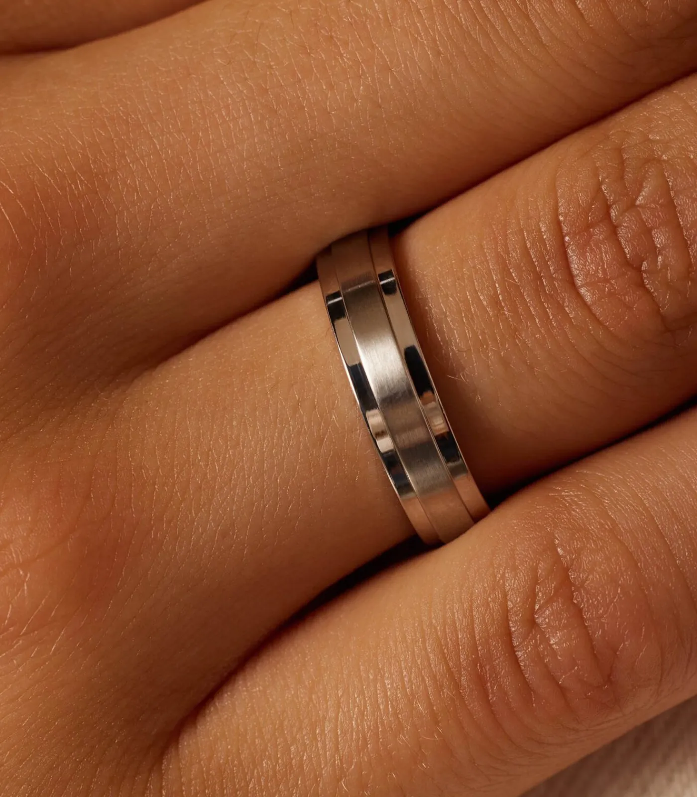 Lucardi Ring Staal - Zilverkleurig silver Online