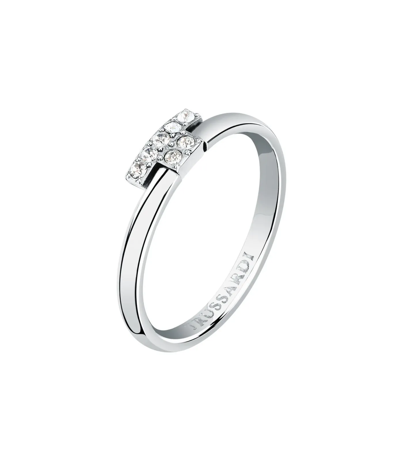 Trussardi Ring T-LOGO silver Hot
