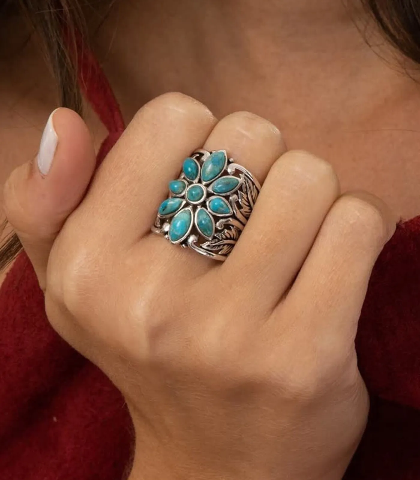 MES BIJOUX Ring "Tunche" in sterlingzilve silver Discount