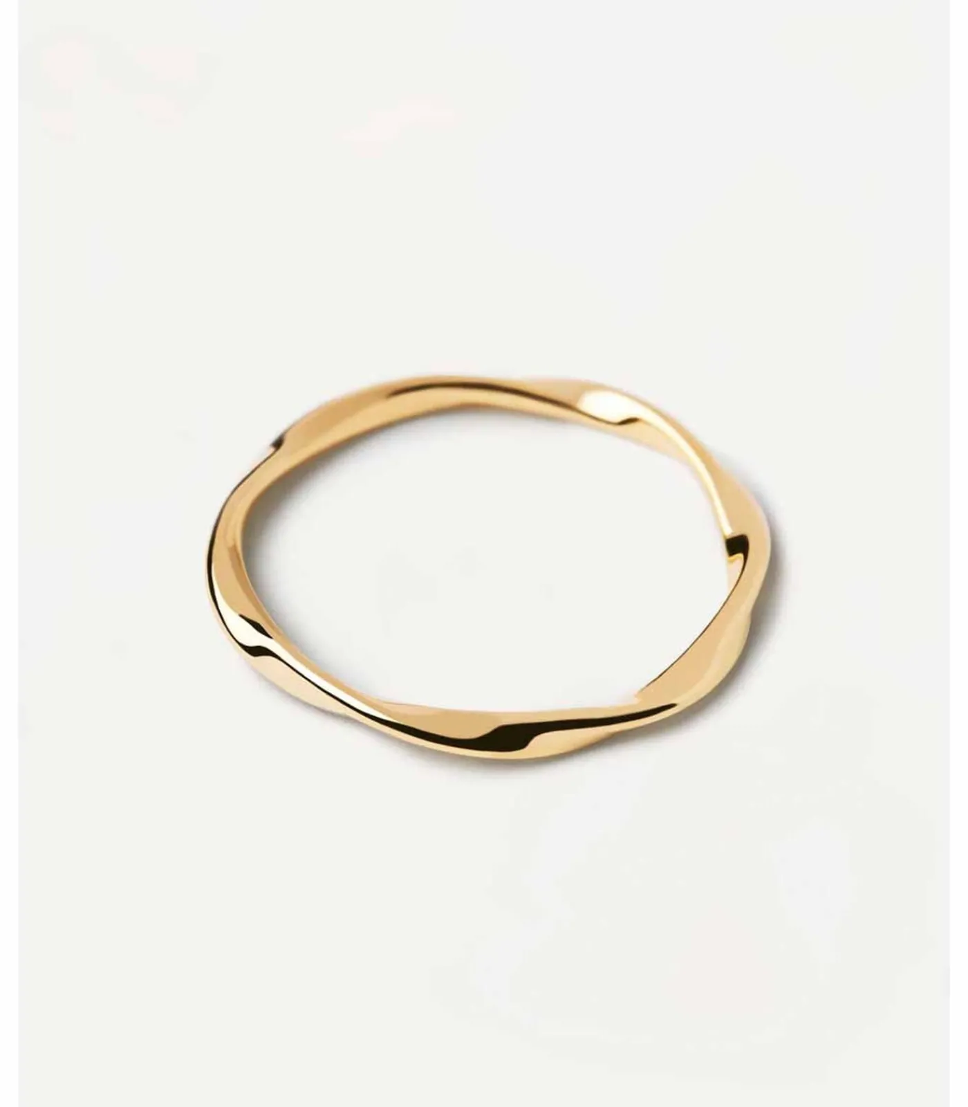 PDPAOLA Ring van verguld zilver Spiral gold Outlet
