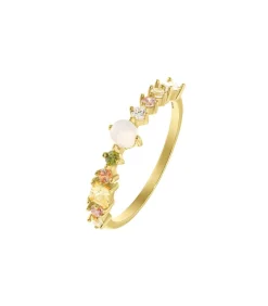 NOELANI Ring voor dames, 925 Sterling zilver, zirkonia synth. multicolor Outlet