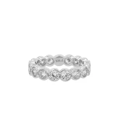 JOOP! Ring voor dames, 925 Sterling zilver, zirkonia synth. silver Hot