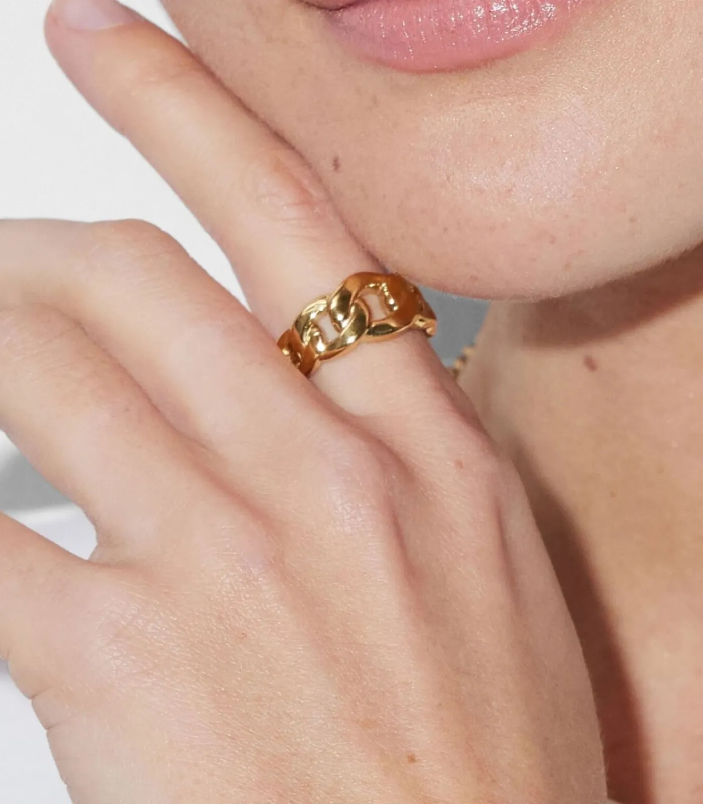 s.Oliver Ring voor dames, roestvrij staal gold Clearance