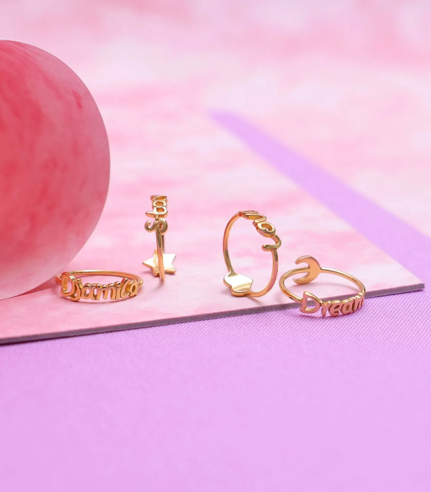 Lucardi Ring Zilver gold New