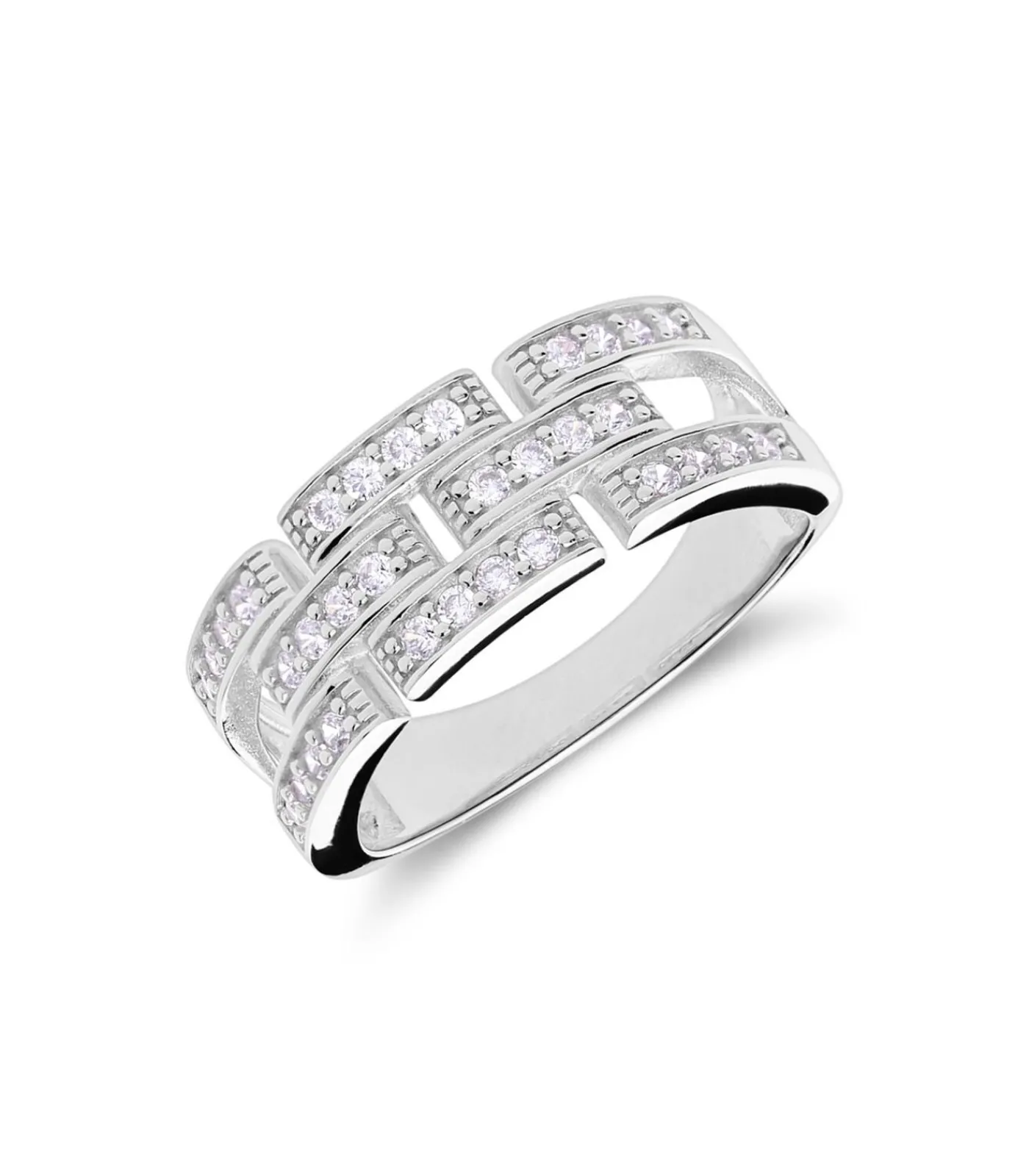 Lucardi Ring Zilver silver Discount