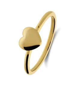 Lucardi Ring Zilver - Goudkleurig gold Hot