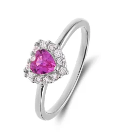 Lucardi Ring Zilver - Goudkleurig silver Discount