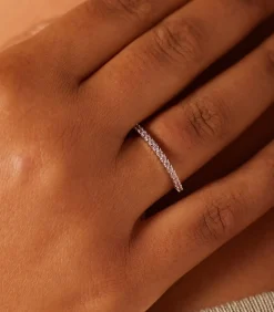 Lucardi Ring Zilver - Goudkleurig pink Sale