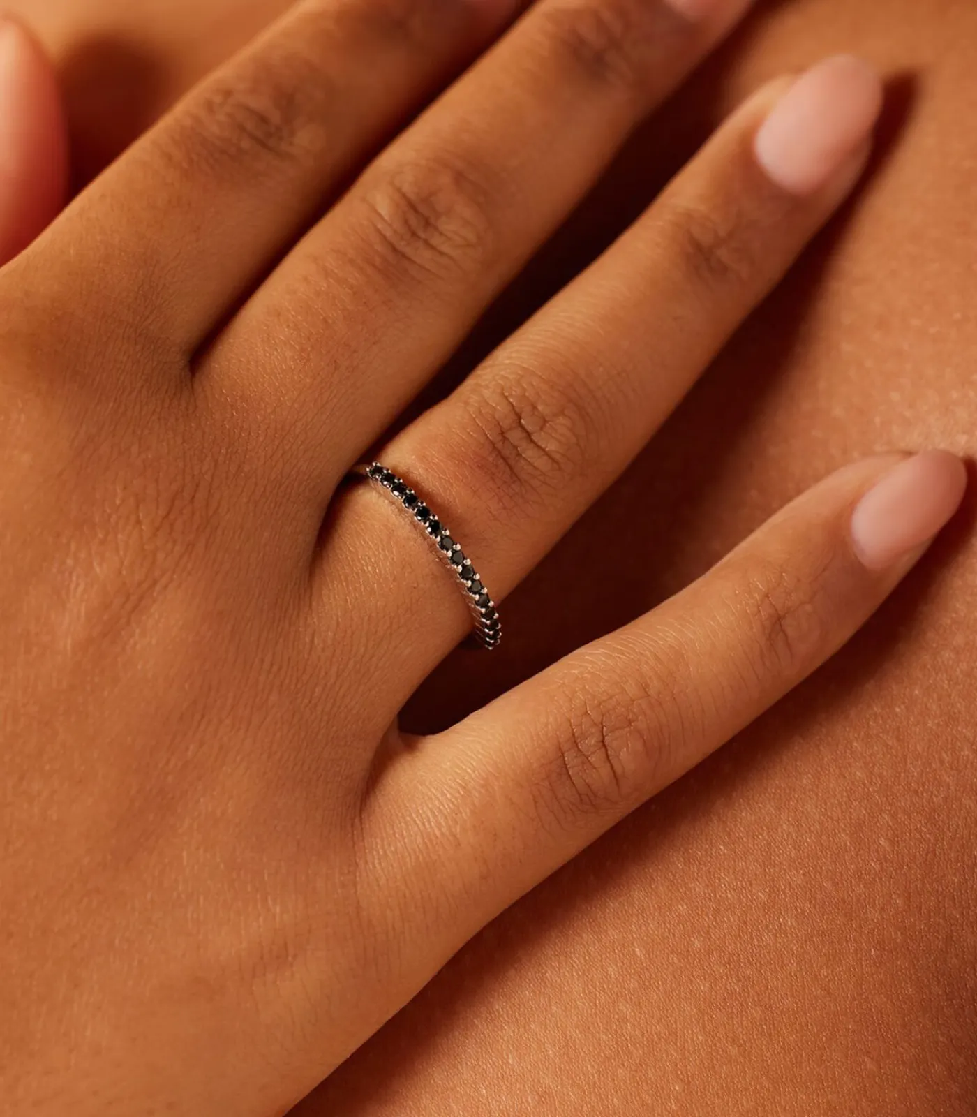 Lucardi Ring Zilver - Goudkleurig black Online