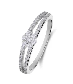 Lucardi Ring Zilver - Goudkleurig silver Online