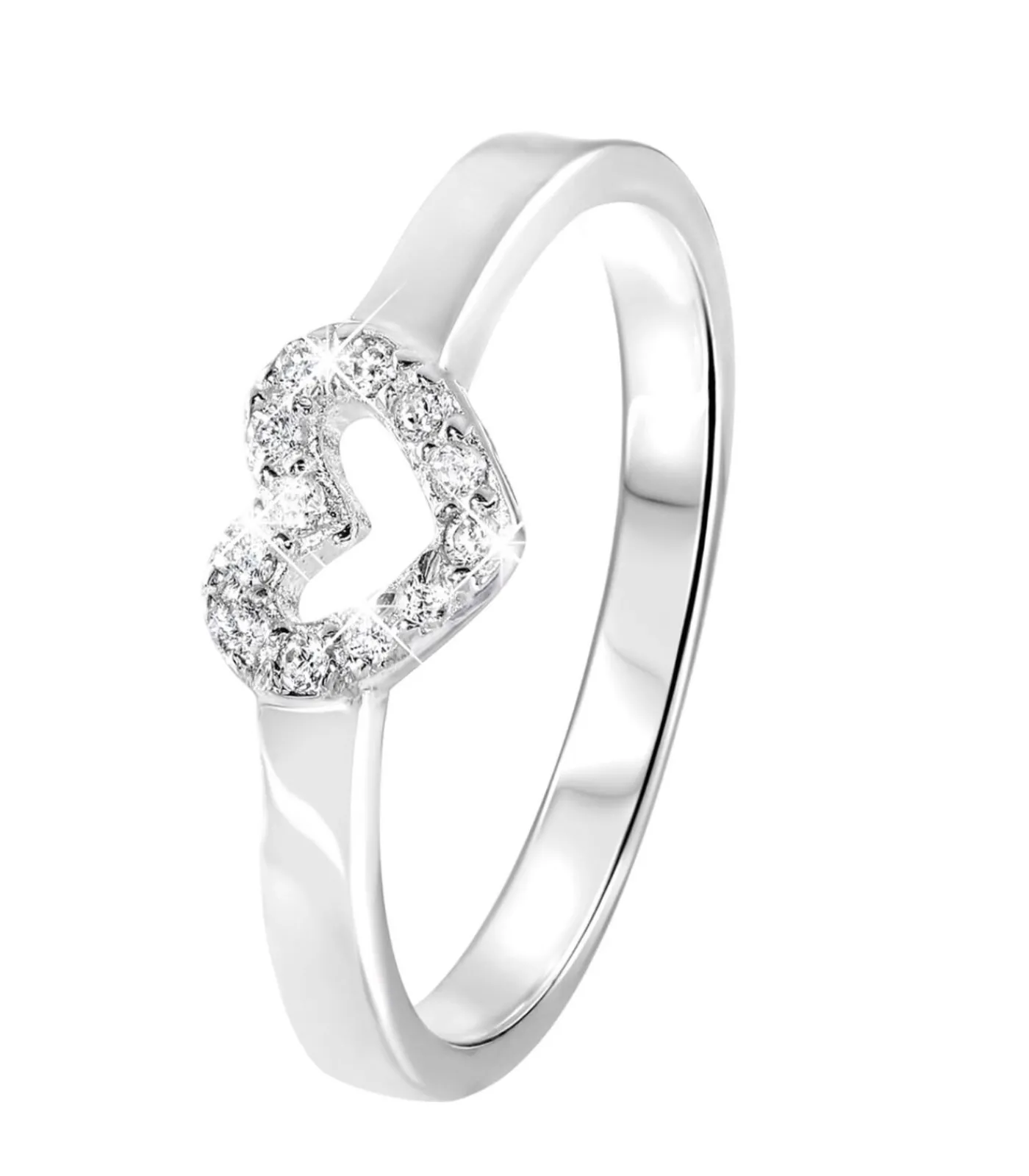 Lucardi Ring Zilver - zilverkleurig silver Best