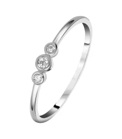 Lucardi Ring Zilver - zilverkleurig silver