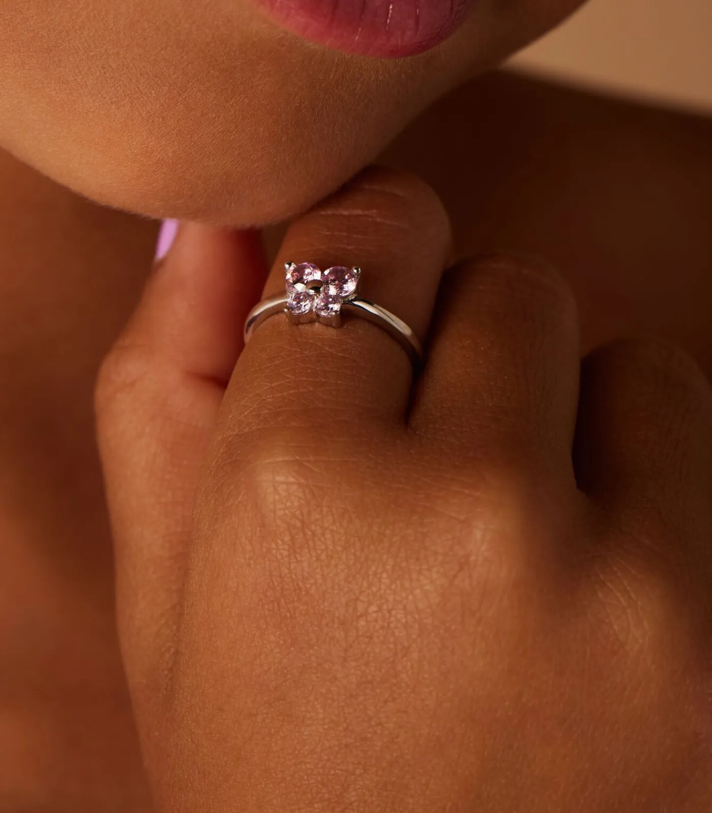 Lucardi Ring Zilver - zilverkleurig silver Clearance
