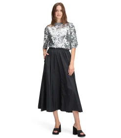Cartoon Rok in A-lijn black