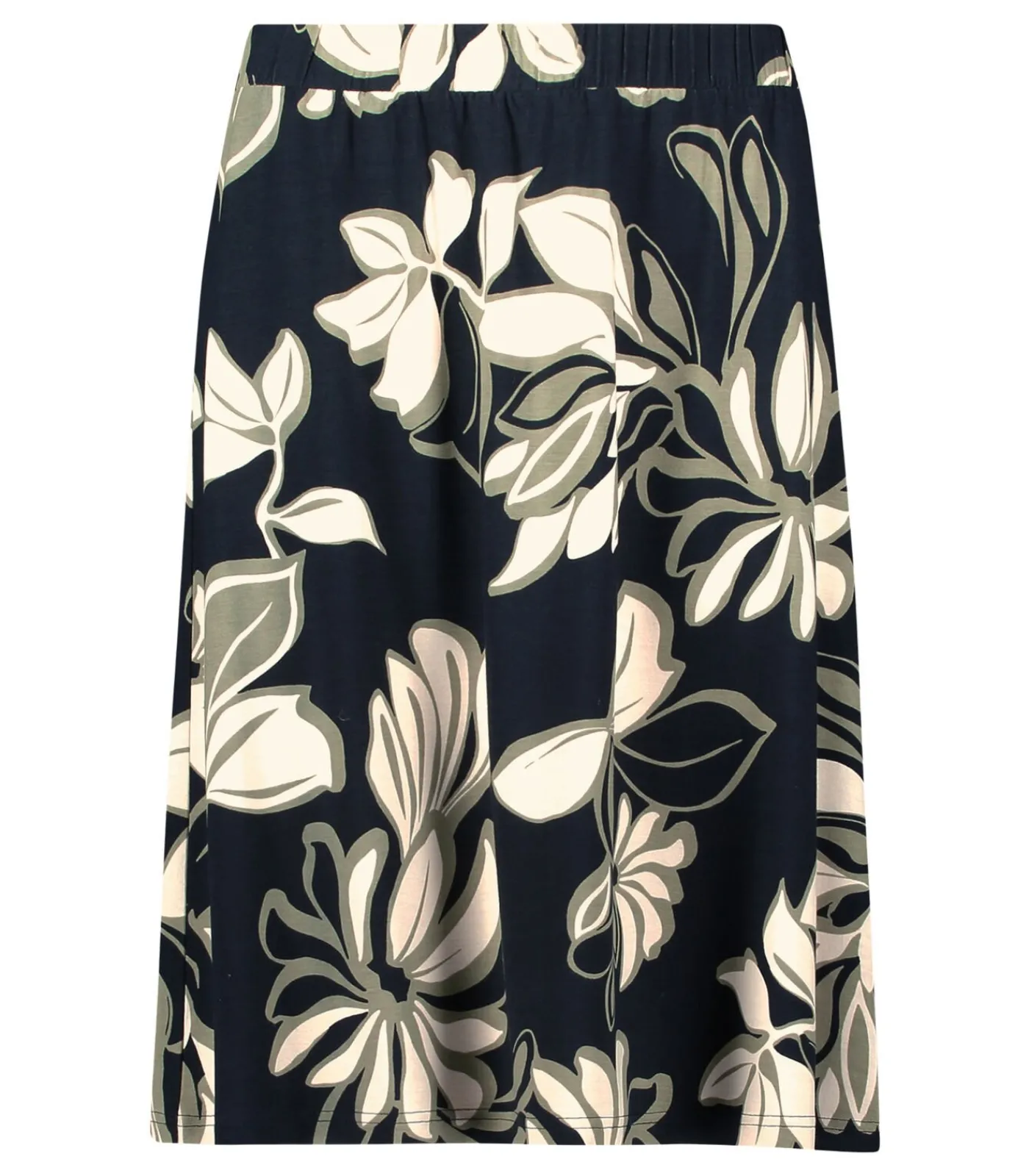 Betty Barclay Rok met elastiek darkBlue/green Best