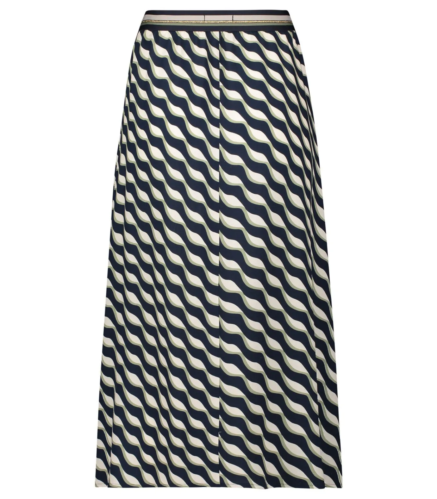 Betty Barclay Rok met elastiek darkBlue/green New