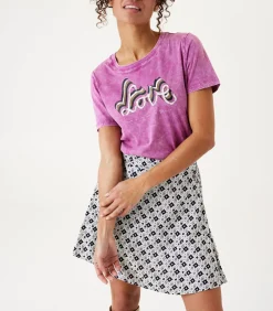 Garcia Rok met print white New