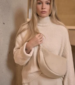Rino&Pelle Ronde mini tas Berk OS ivory Sale