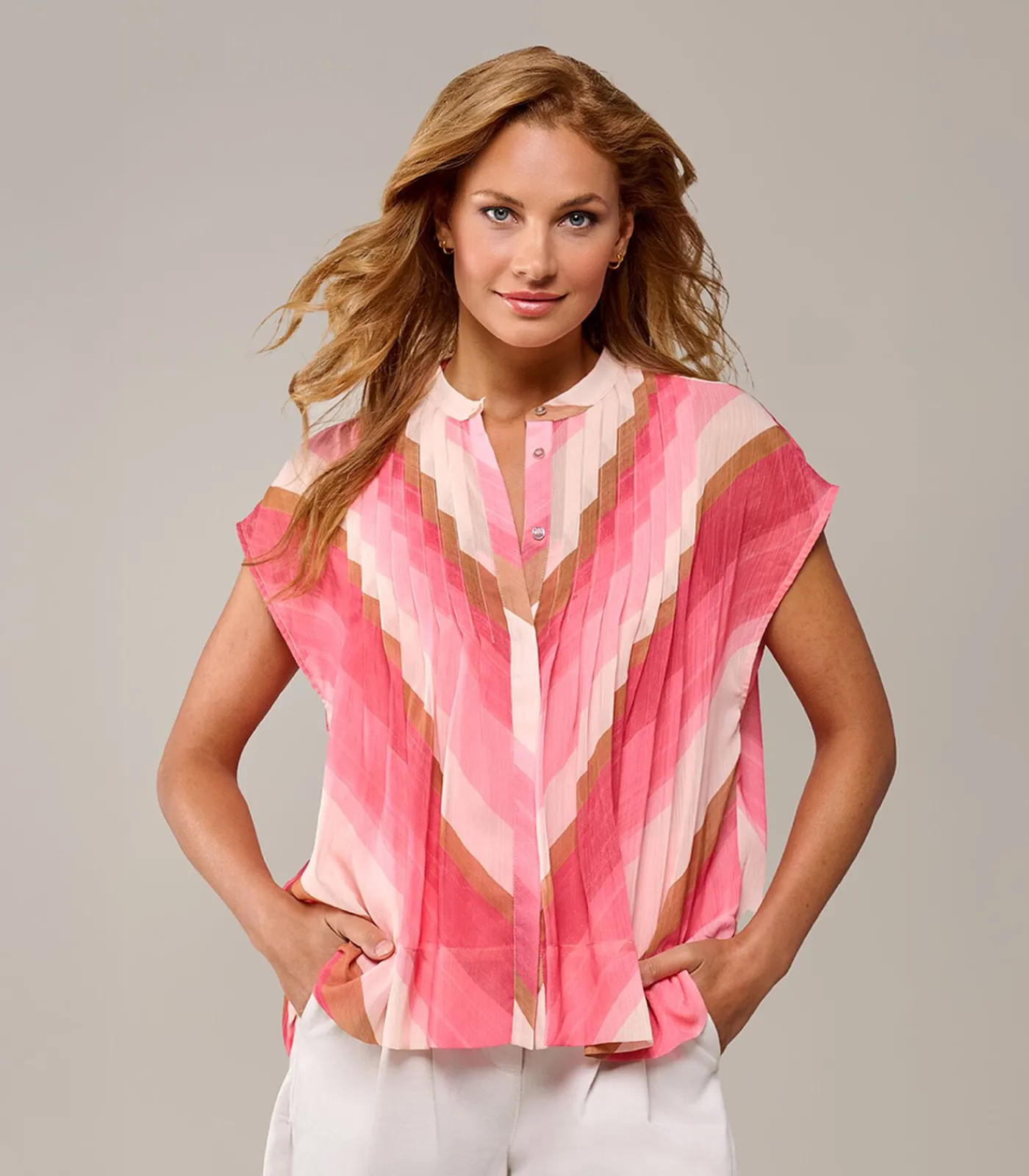 Mart Visser Royce Print Blouse Roze / Multi pink/multicolor New