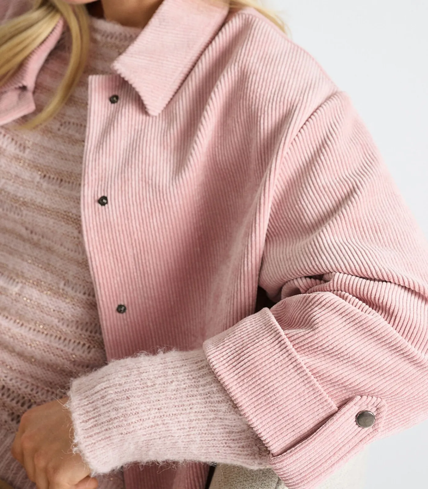 Marie Méro Roze bloesjasje in velours pink Discount