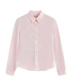 Polo Club Roze hemd met slim fit en Rigby Go-logo pink Hot