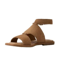 UGG Sandaal Delray van suède in bruin brown Discount