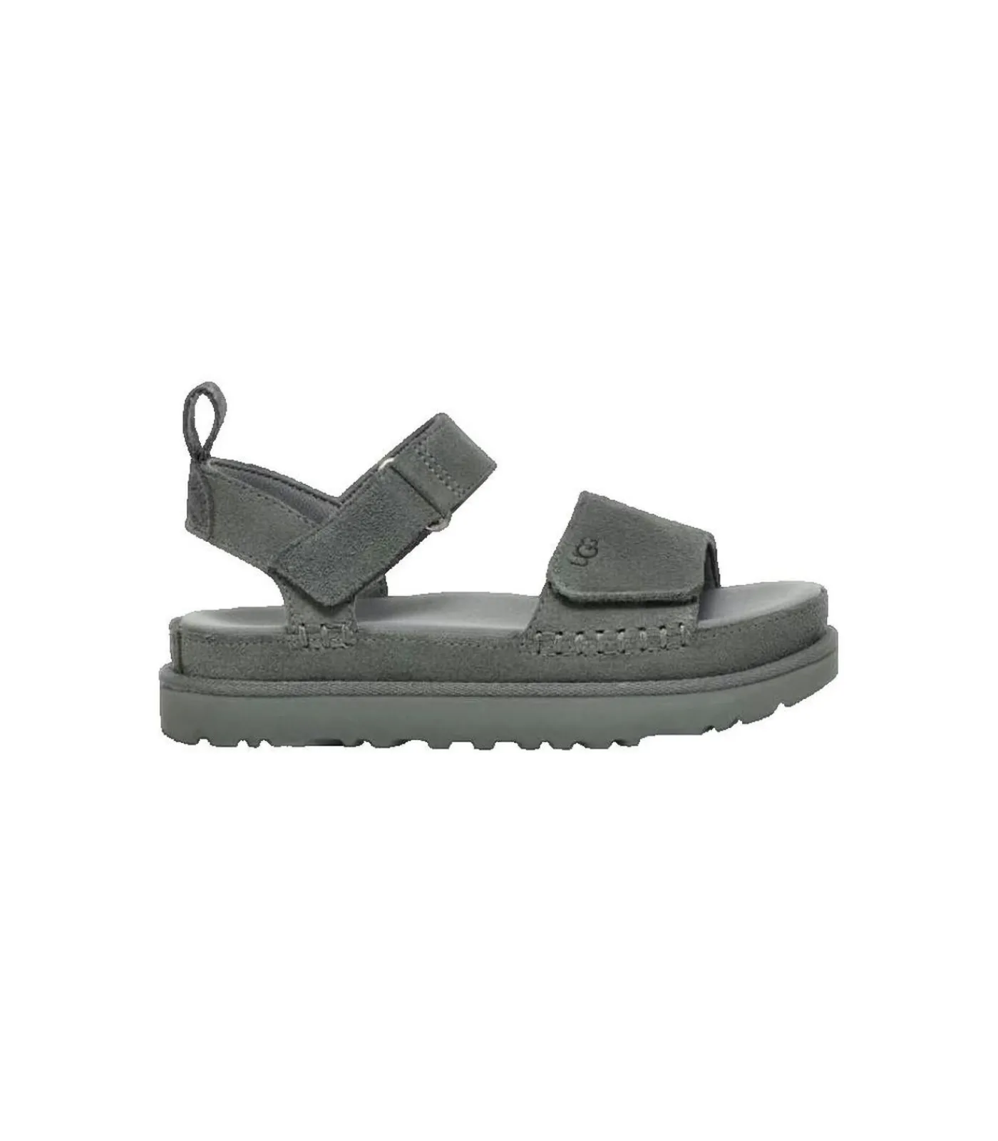 UGG Sandalen Goldenstar van grijs suède met verstelbare bandjes gray Online