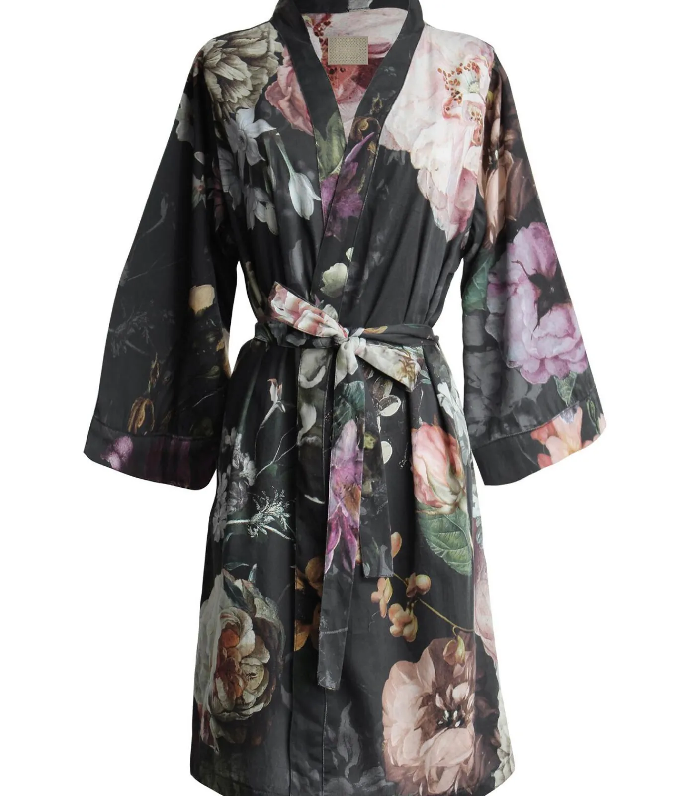 ESSENZA SARAI FLEUR FESTIVE - Kimono black New