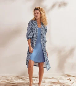 ESSENZA SARAI LENTHE - Kimono blue Discount