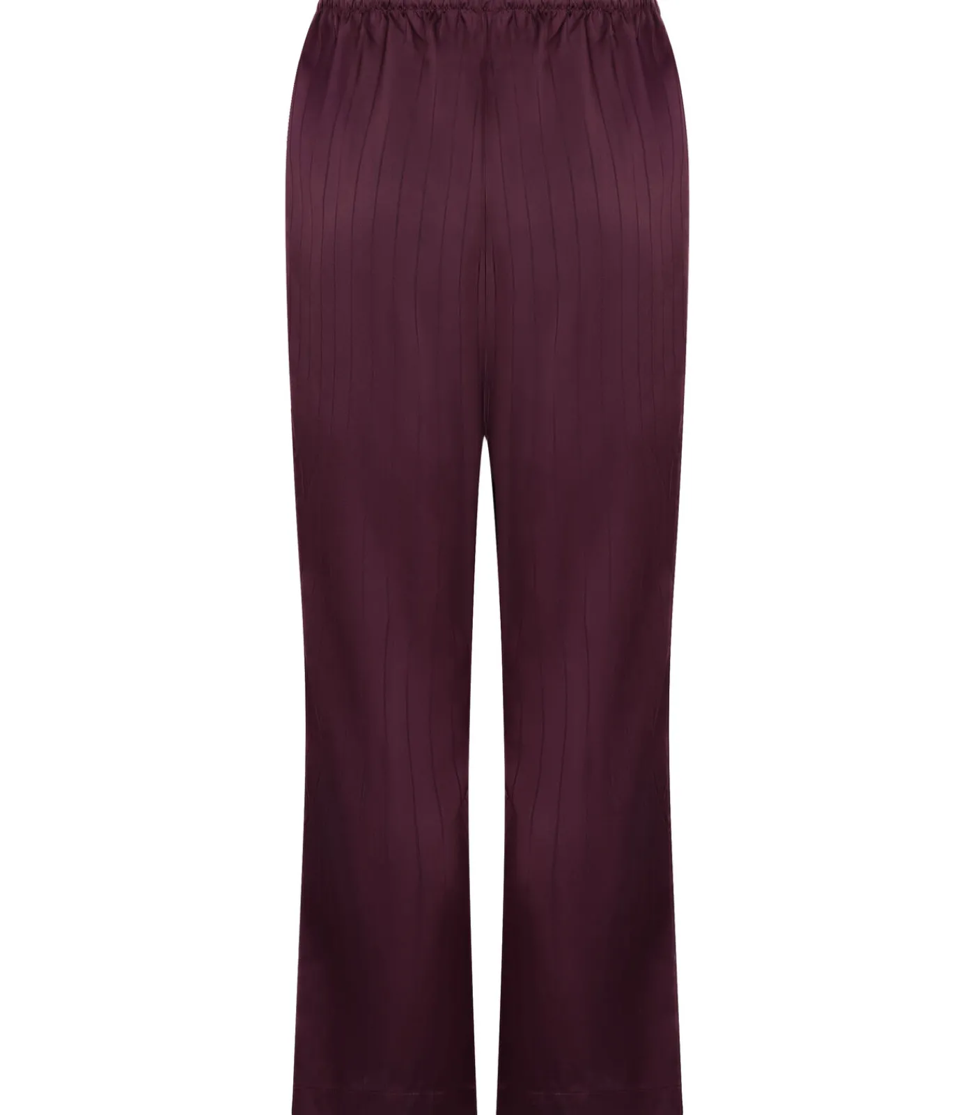 Hunkemöller Satijnen broek met krijtstreep purple Hot