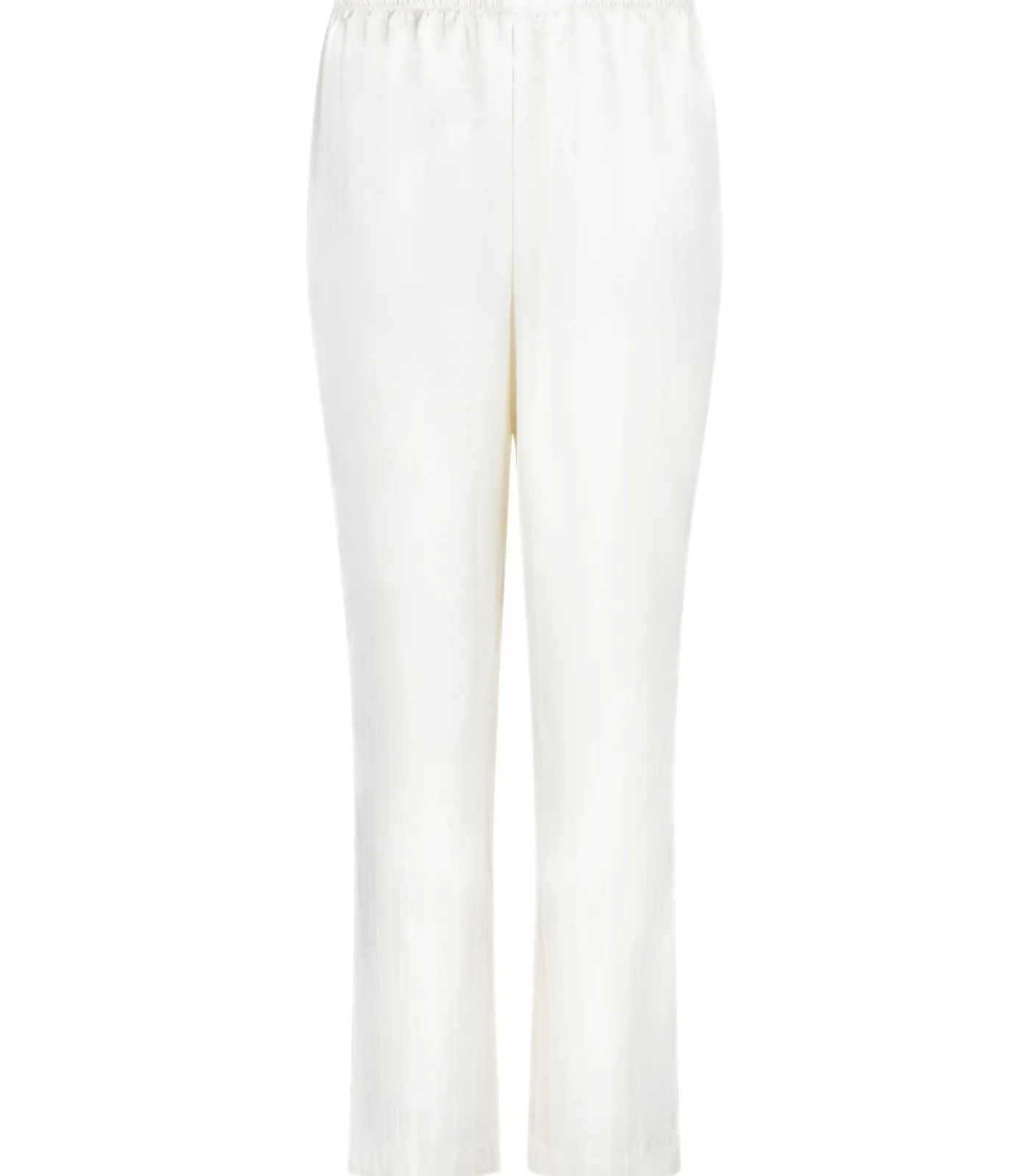 Hunkemöller Satijnen broek met krijtstreep white Best